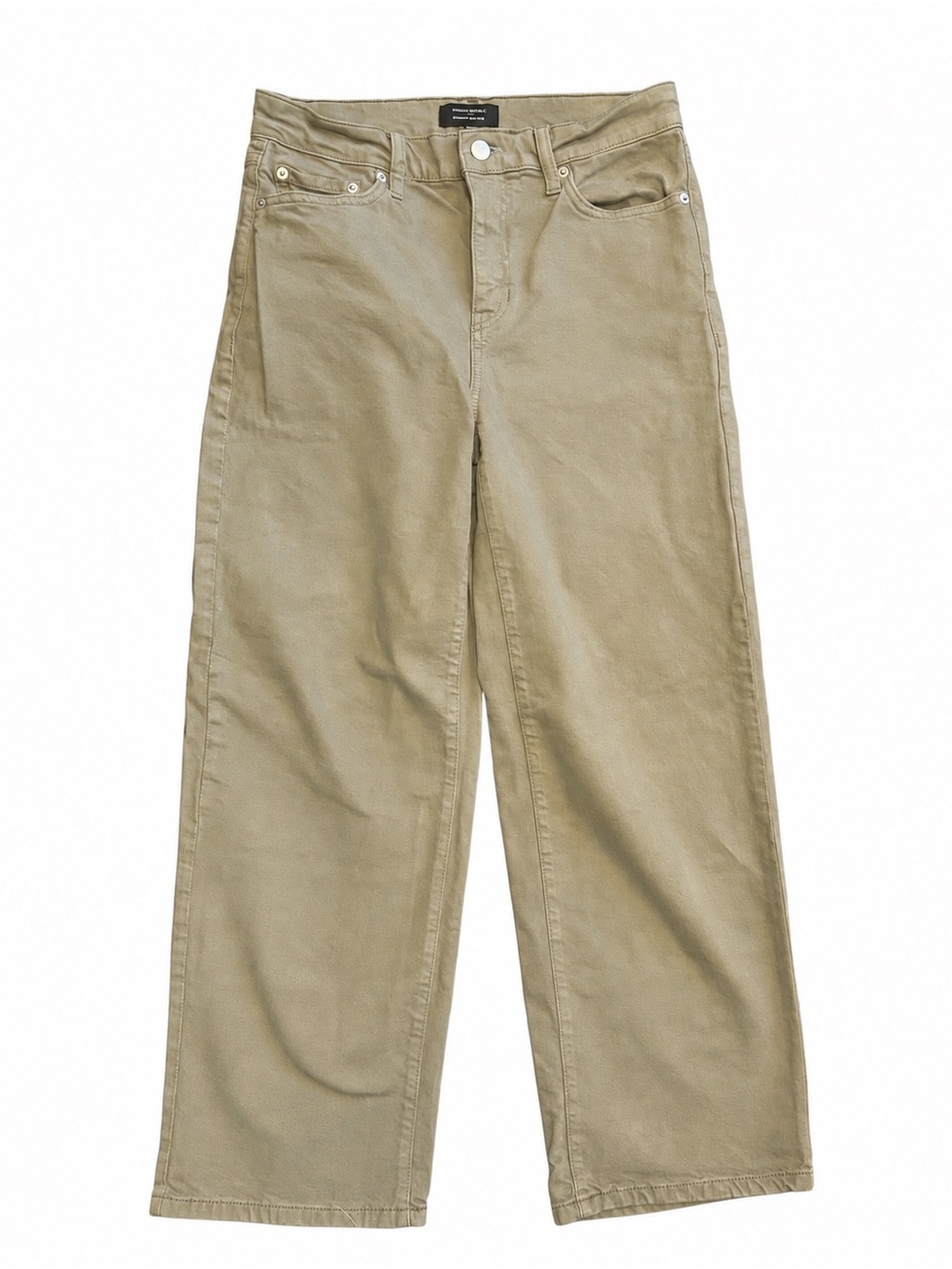Banana Republic Straight High-Rise Pants 28/6 Petite Olive Green
